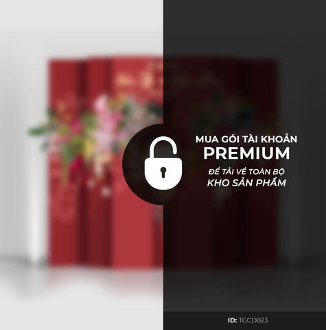 Backdrop Tư Gia Tone Đỏ TGD023P