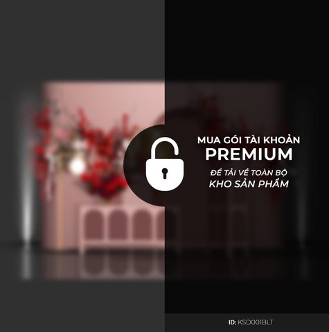 Bàn Lễ Tân Khách Sạn Tone Đỏ KSD001BLT