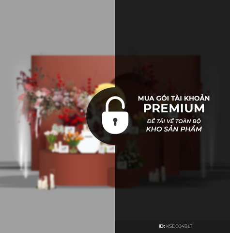 Bàn Lễ Tân Khách Sạn Tone Đỏ KSD004BLT