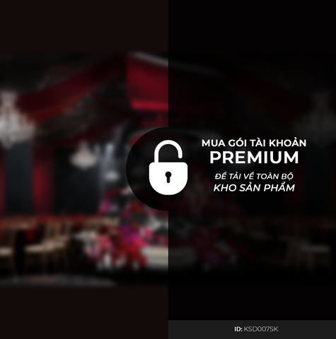 Sân Khấu Khách Sạn Tone Đỏ KSD007SK