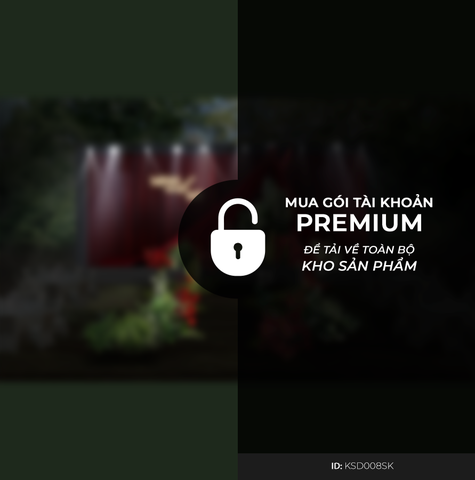 Sân Khấu Khách Sạn Tone Đỏ KSD008SK