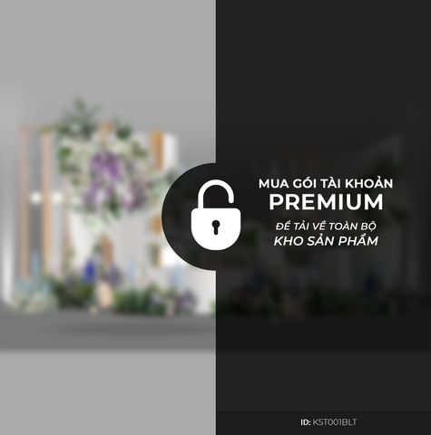 Bàn Lễ Tân Khách Sạn Tone Tím KST001BLT