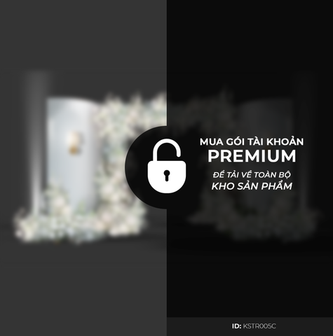 Cổng Khách Sạn Tone Trắng KSTR005C