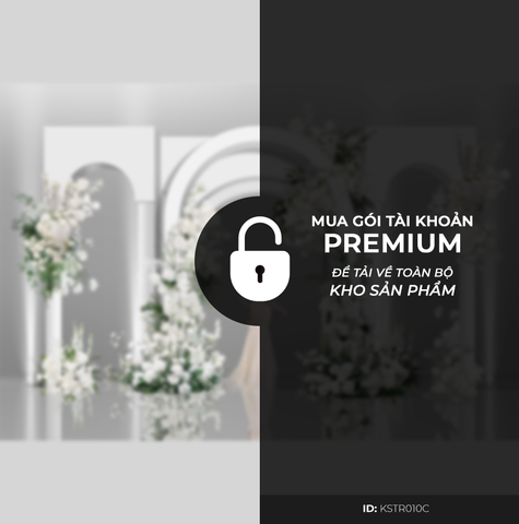 Cổng Khách Sạn Tone Trắng KSTR010C