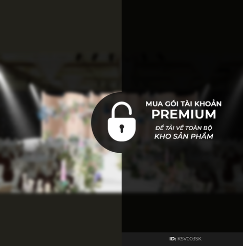 Sân Khấu Khách Sạn Tone Vàng KSV003SK