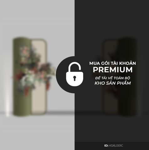 Cổng Khách Sạn Tone Xanh Lá KSXL001C