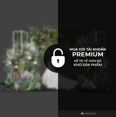 Cổng Khách Sạn Tone Xanh Lá KSXL002C