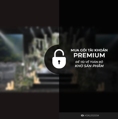 Sân Khấu Khách Sạn Tone Xanh Lá KSXL002SK