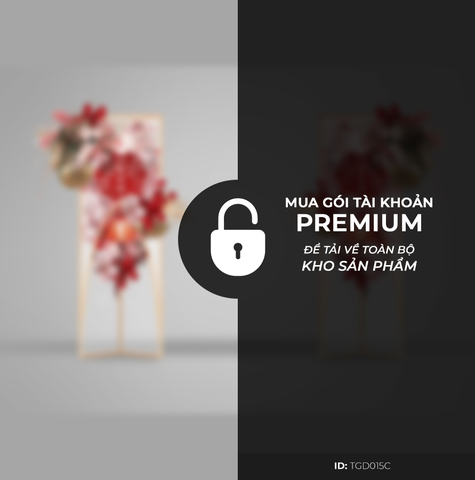 Cổng Tư Gia Tone Đỏ TGD015C