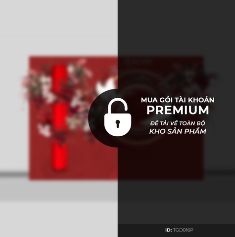 Backdrop Tư Gia Tone Đỏ TGD016P