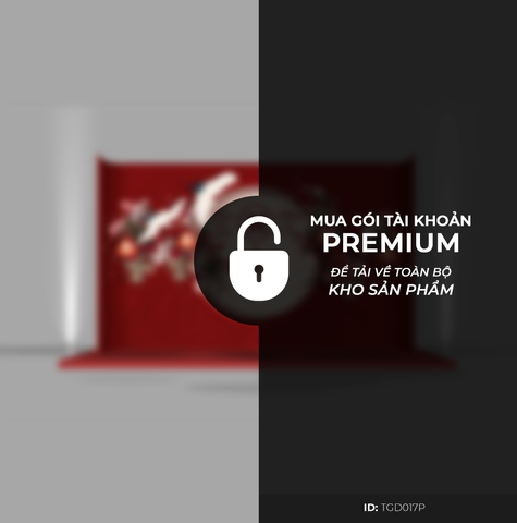 Backdrop Tư Gia Tone Đỏ TGD017P