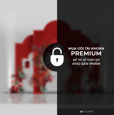 Cổng Tư Gia Tone Đỏ TGD018C