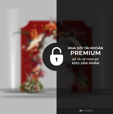 Cổng Tư Gia Tone Đỏ TGD021C