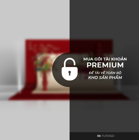 Backdrop Tư Gia Tone Đỏ TGD022P