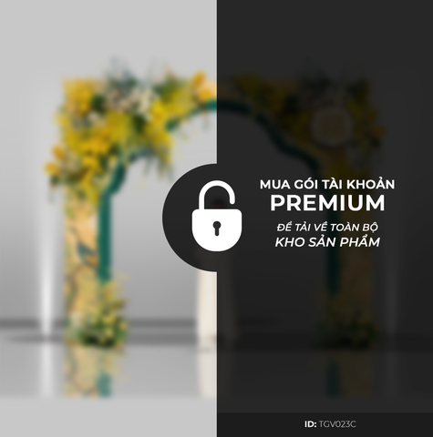 Cổng Tư Gia Tone Vàng TGV023C