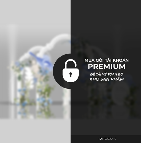 Cổng Tư Gia Tone Xanh Dương TGXD011C