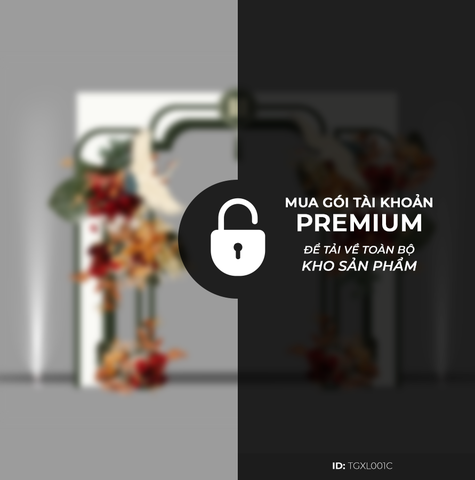 Cổng Tư Gia Tone Xanh Lá TGXL001C