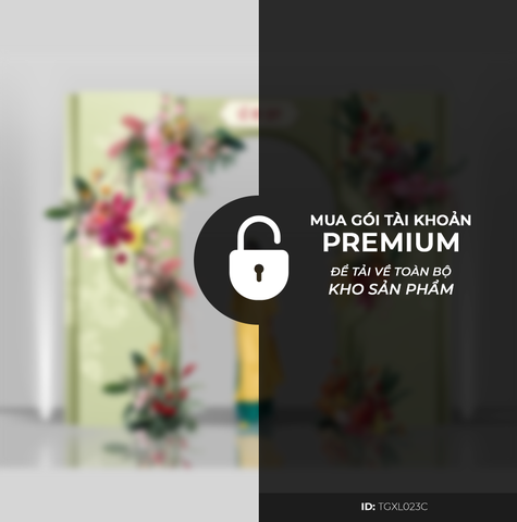 Cổng Tư Gia Tone Xanh Lá TGXL023C