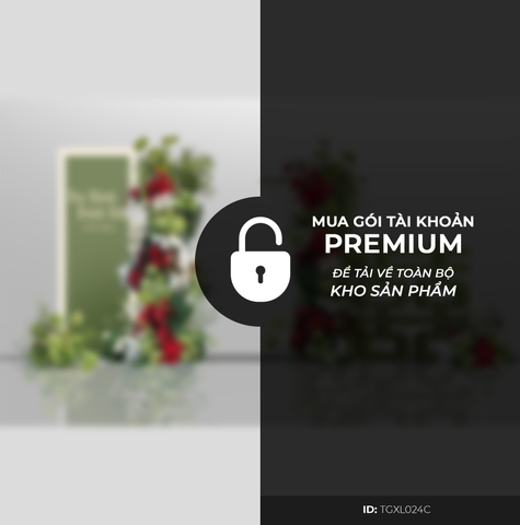 Cổng Tư Gia Tone Xanh Lá TGXL024C