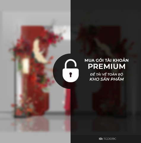 Cổng Tư Gia Tone Đỏ TGD039C