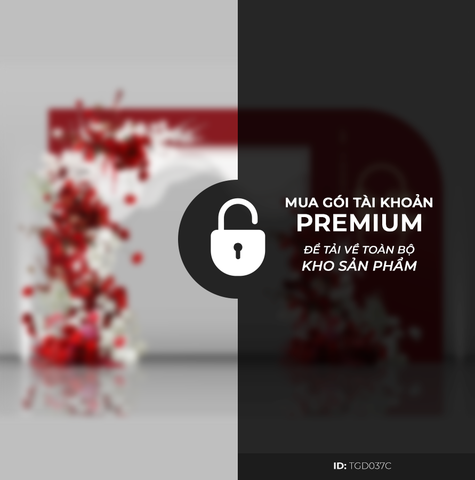 Cổng Tư Gia Tone Đỏ TGD037C