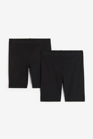 Quần shorts leggings đen / HM (tách set)