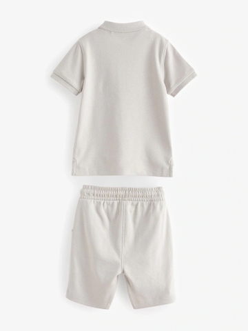 Set polo xám nhạt