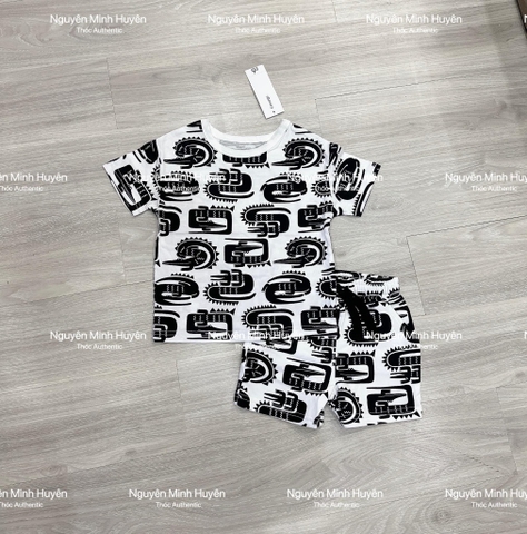 Set cộc tay trắng / cá sấu