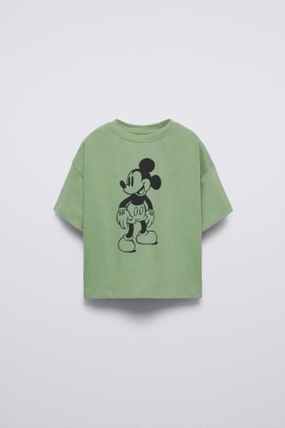 Áo phông xanh lá / Mickey