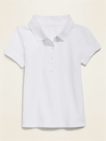 Áo polo trắng (bé gái)