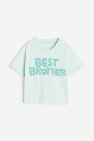 Áo phông xanh bạc hà / Best Brother