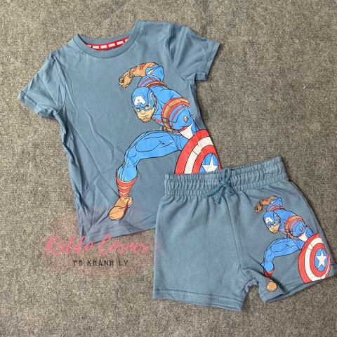 Set cộc tay xanh biển / Captain America 2025