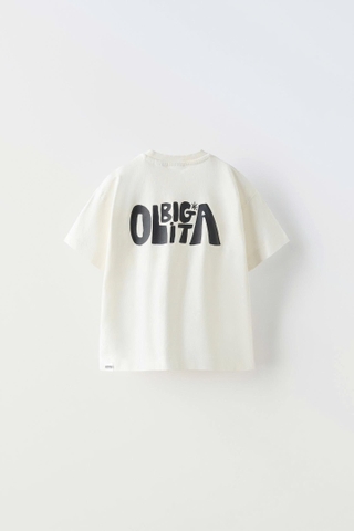 Áo phông trắng / cây dừa Zara 2