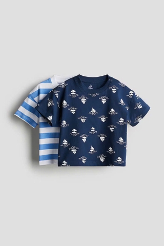 Áo phông (2 áo) navy / thuyền buồm