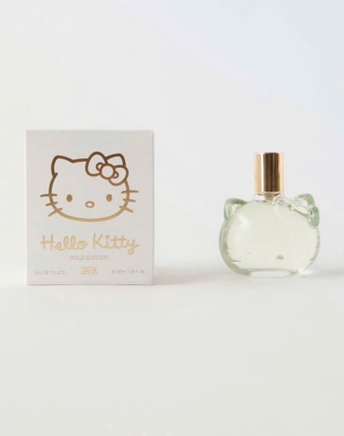 Nước hoa Kitty Gold Edition / 50ml (hương quả lê, hoa mẫu đơn, xạ hương, nhũ vàng kim)