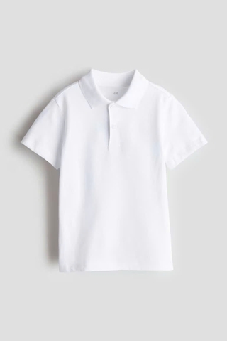 Áo polo trắng / HM 2024