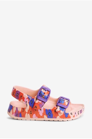Sandals hồng nhạt / hoa nhí