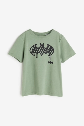 Áo phông xanh khaki / Batman