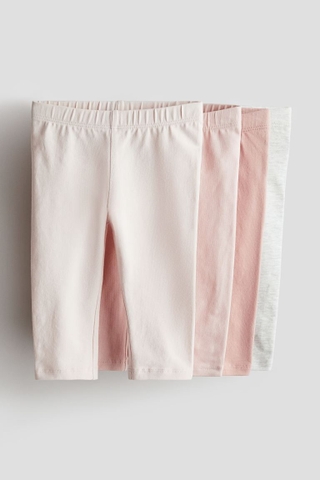 Quần leggings (4 quần) hồng nhạt