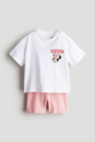 Set cộc tay hồng / Minnie