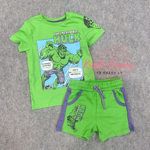 Set cộc tay xanh lá / Hulk
