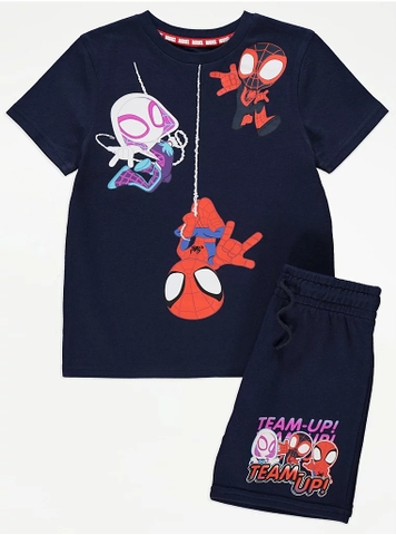 Set cộc tay navy / Spidey