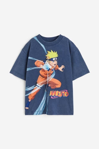 Áo phông xanh đậm / Naruto