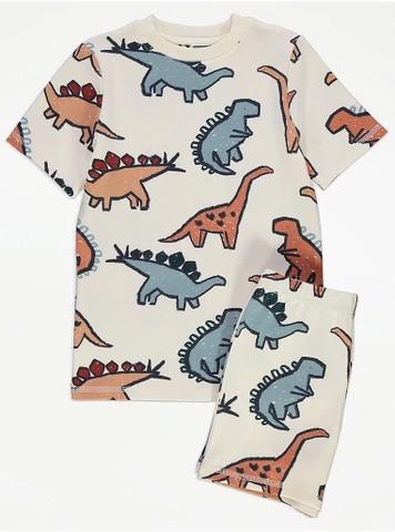 Set cộc tay trắng ngà / khủng long