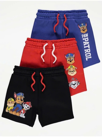 Quần short (3 quần) đỏ / Paw Patrol