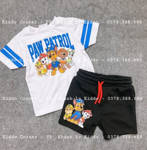 Set cộc tay trắng / Paw Patrol