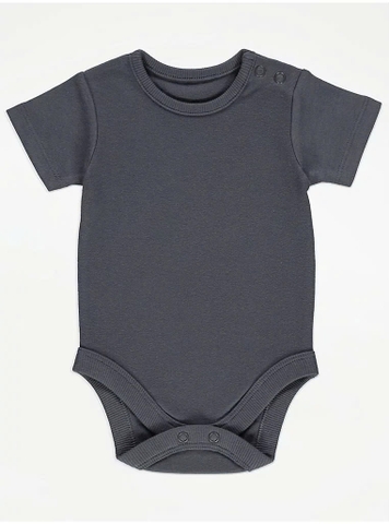 Set bodysuit và quần yếm xám / Little Smiles