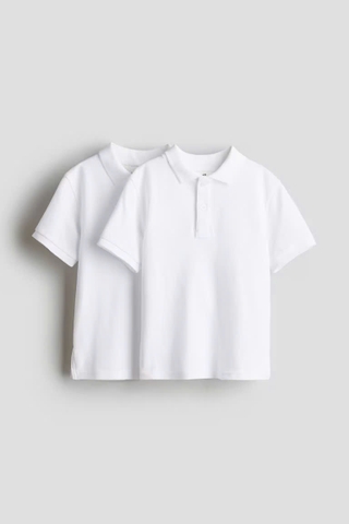 Áo polo trắng / HM (tách set)