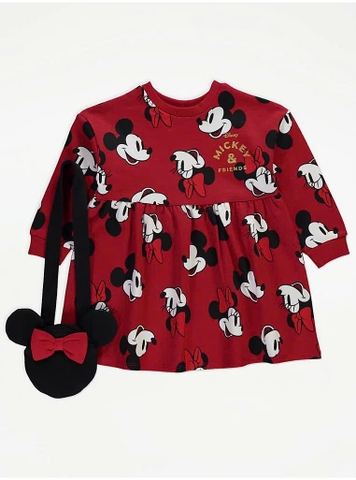 Váy nỉ đỏ / Minnie