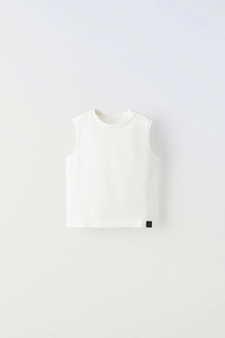 Áo ba lỗ trắng Zara